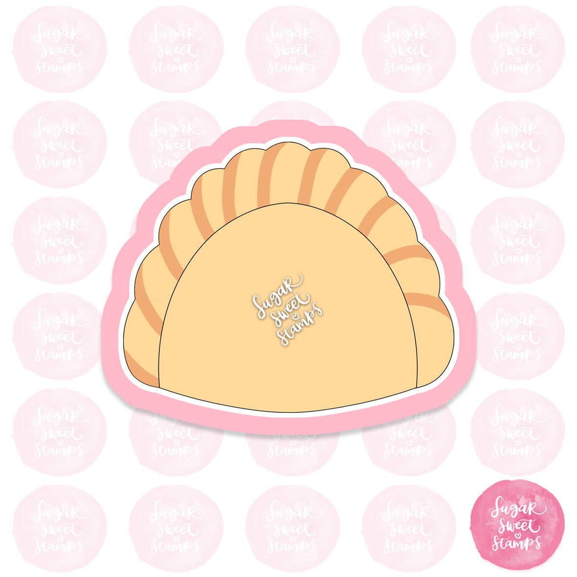 Sugar Sweet Stamps Food Cookie Cutters Curry Puff Cookie Cutter