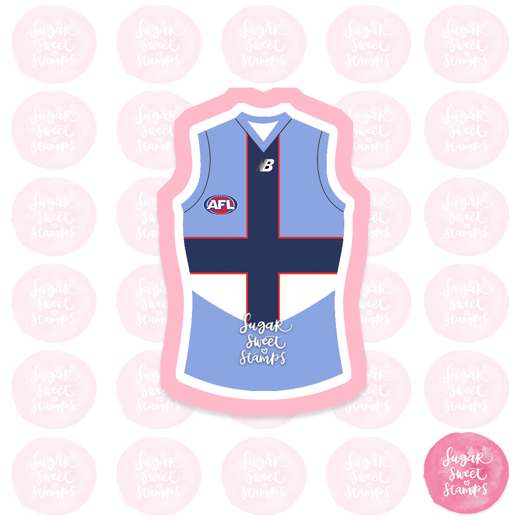 aussie footy afl jersey cookie cutter