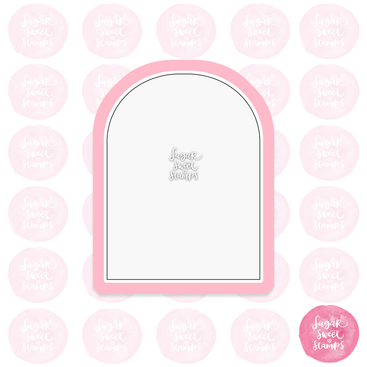 arch shape custom cookie cutter
