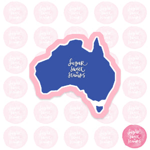 australia country continent custom 3d printed cookie cutter