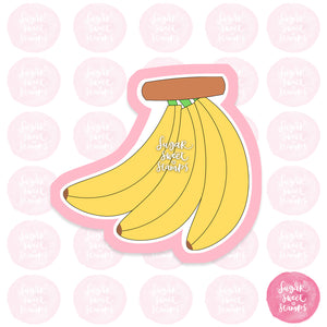 banana comb fruit food custom cookie cutters