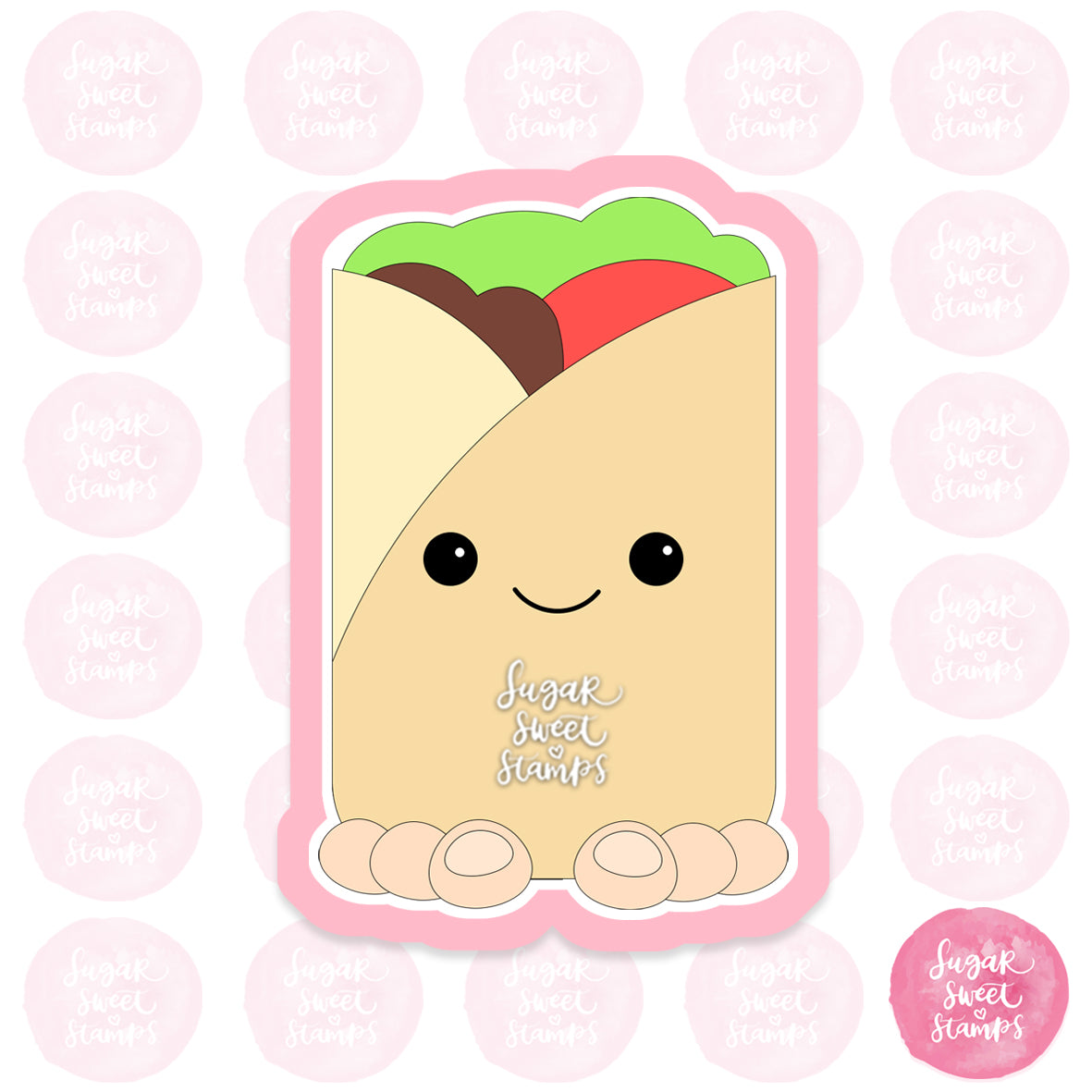 burritoes burrito food pun custom 3d printed cookie cutters