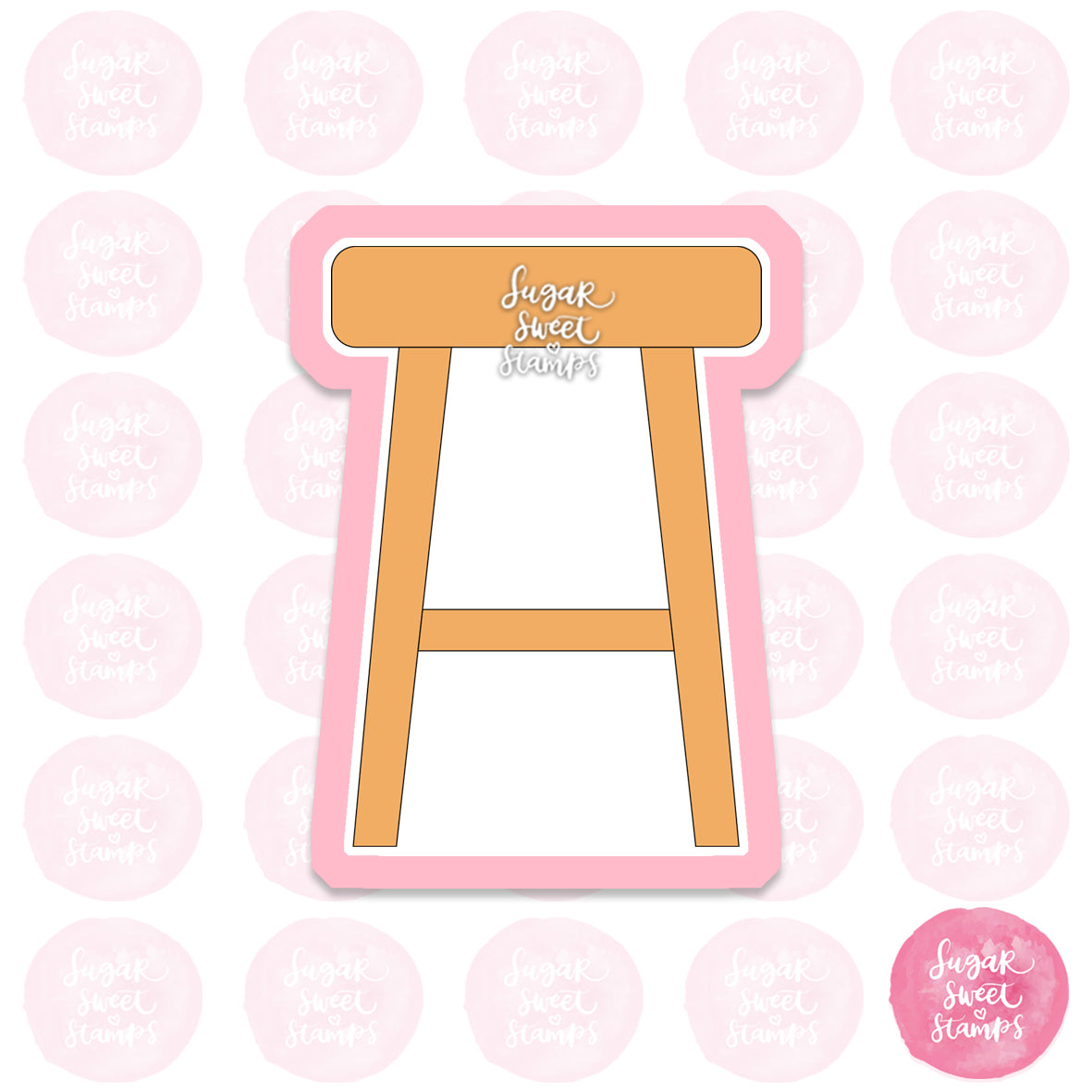 chair stool sitting custom cookie cutters