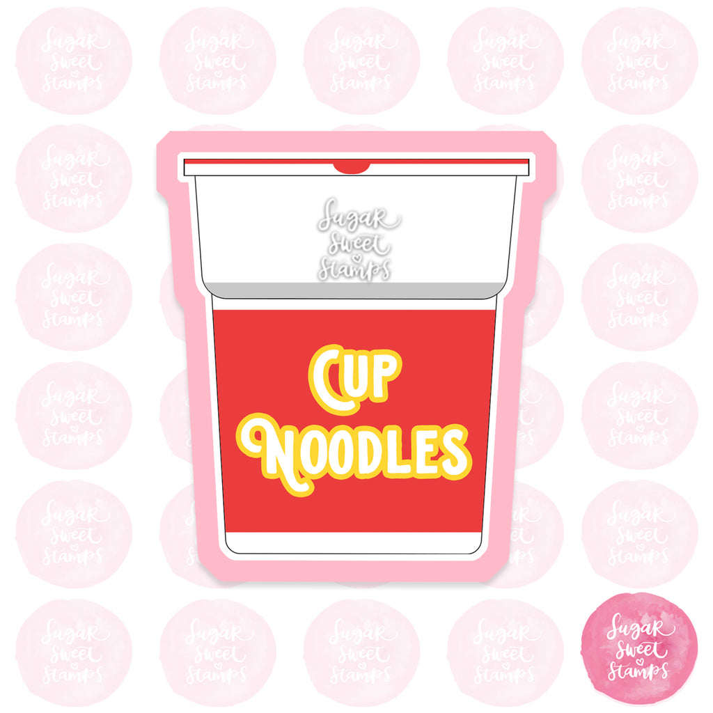 cup noodles instant ramen custom 3d printed cookie cutters