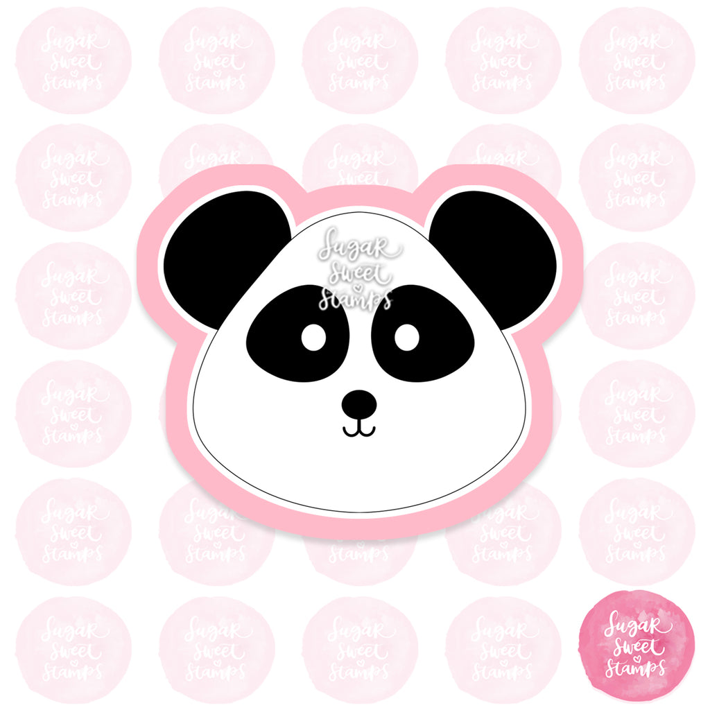 cute panda bear animal custom 3d printed cookie cutters