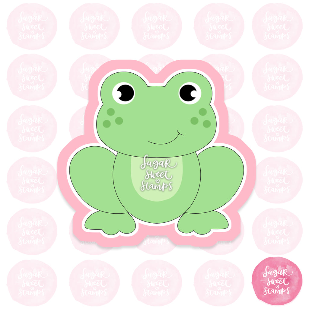 cute frog animal custom cookie cutters