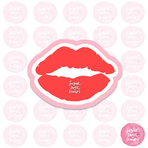 lipstick mark stamp custom cookie cutter