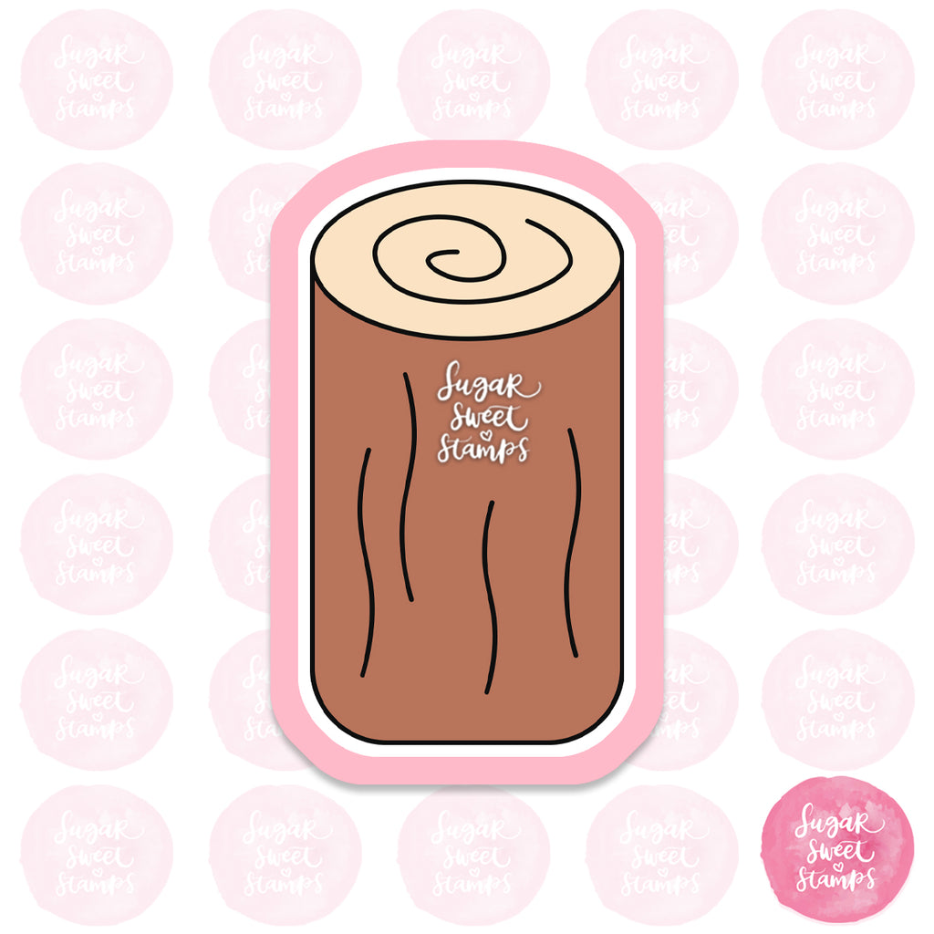 nature wooden log tree custom cookie cutters