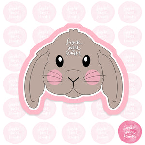 animal lop rabbit bunny easter custom cookie cutters