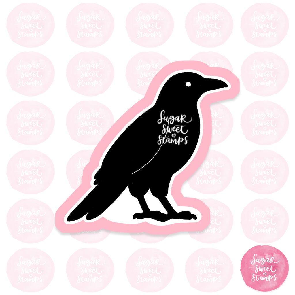 magpie bird custom cookie cutter