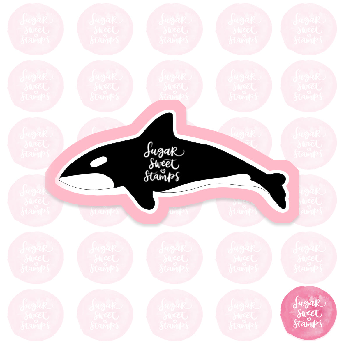 ocean orca animal fish mammal custom cookie cutters