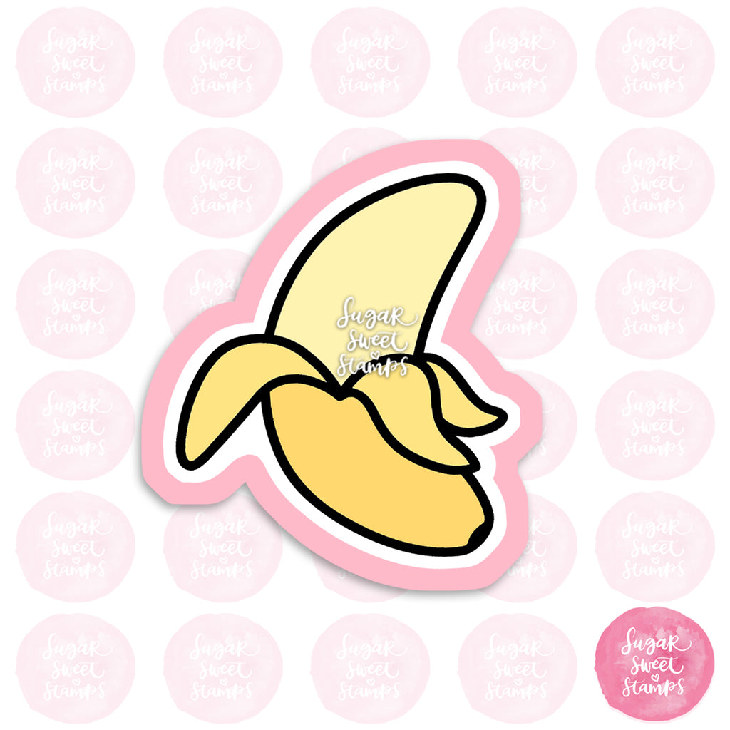 peeled banana fruit cookie cutter