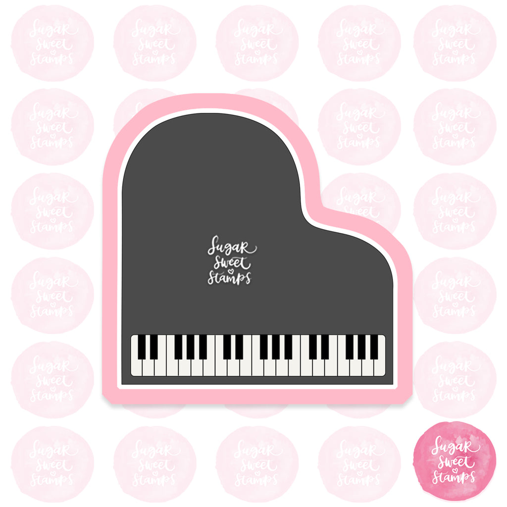 music piano custom 3d printed cookie cutter