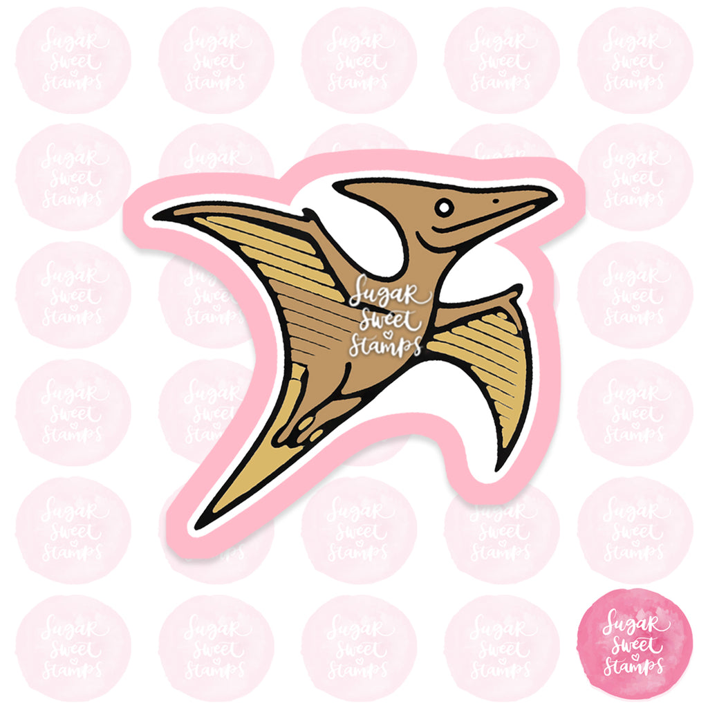 dinosaur pterodactyl animal custom cookie cutter