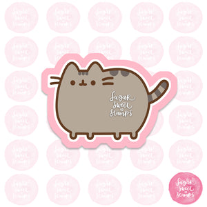 chubby kawaii pusheen cat custom 3d printed cookie cutters