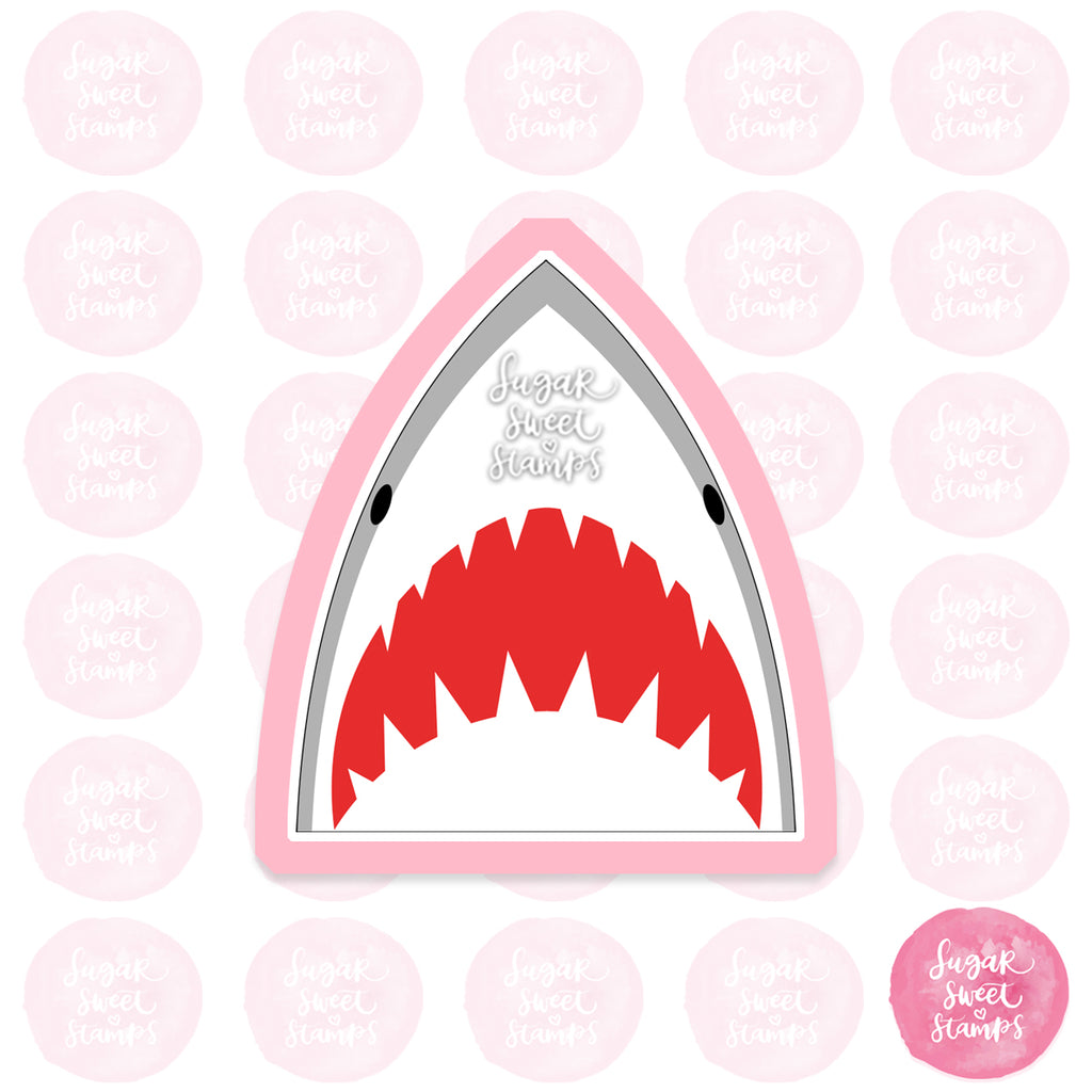 shark jaws animal custom 3d printed cookie cutter