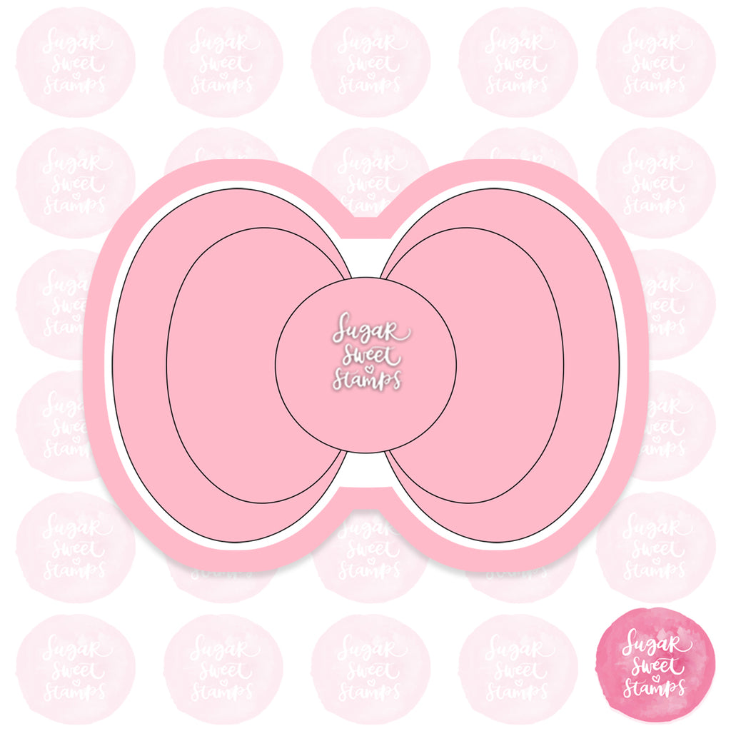 cute bow tie custom cookie cutter