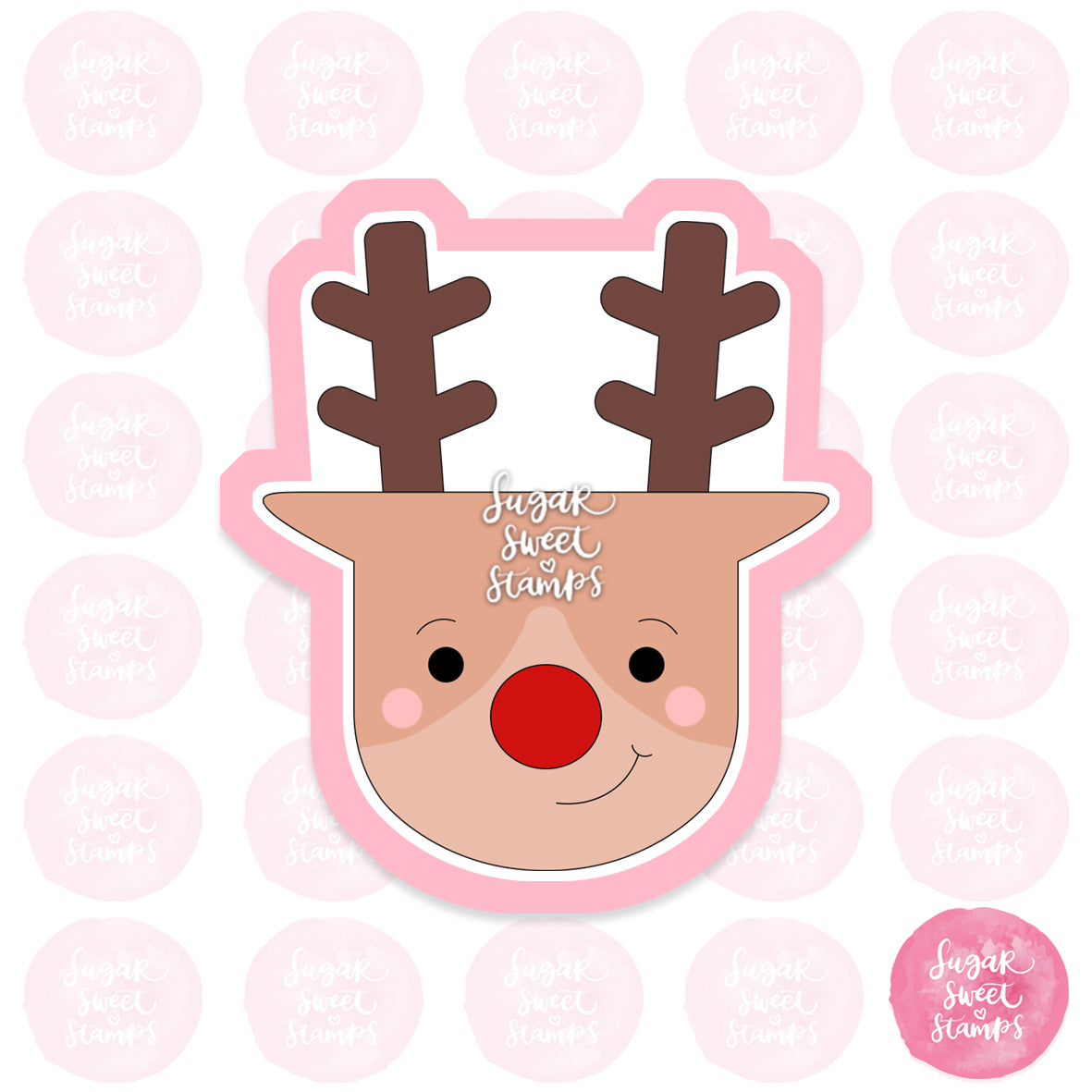 christmas santa reindeer rudolph custom cookie cutters