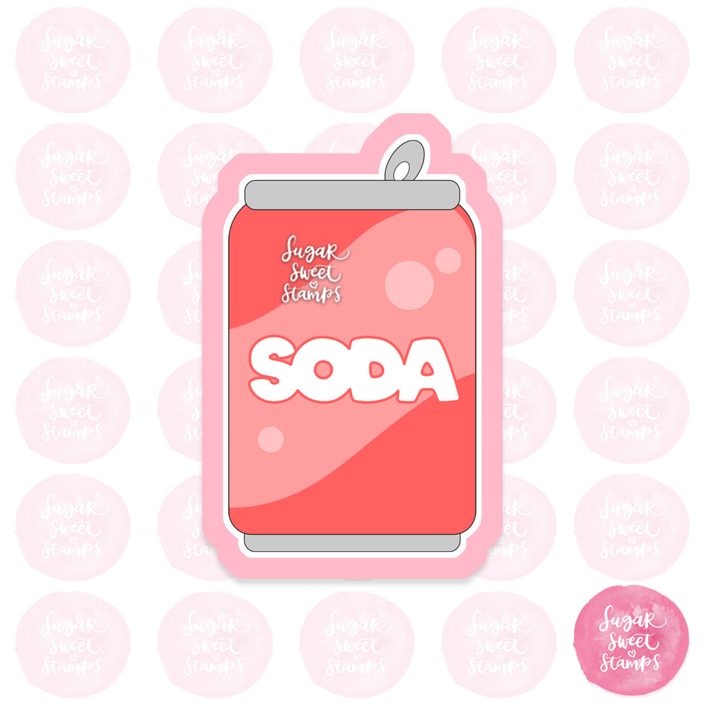 soda can coca cola custom 3d printed cookie cutter