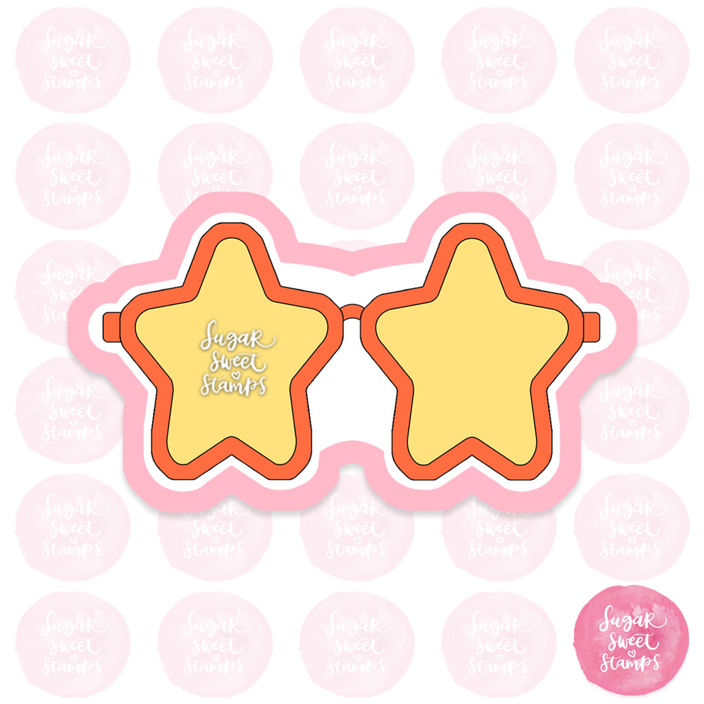 star sunglasses custom cookie cutter