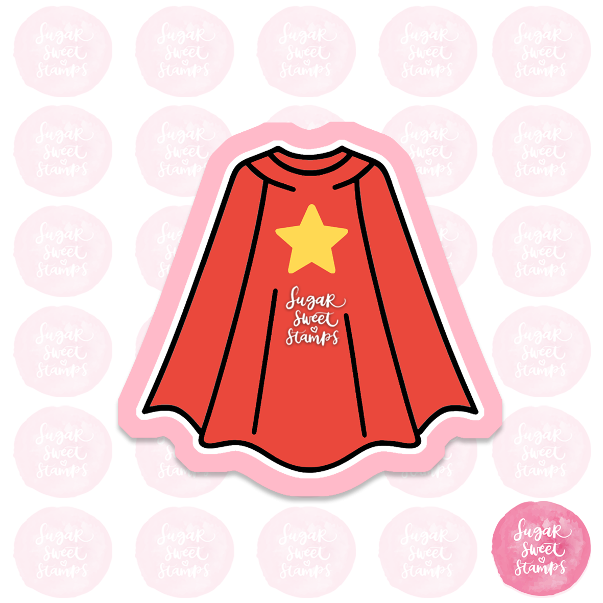 Superhero Cape Cookie Cutter