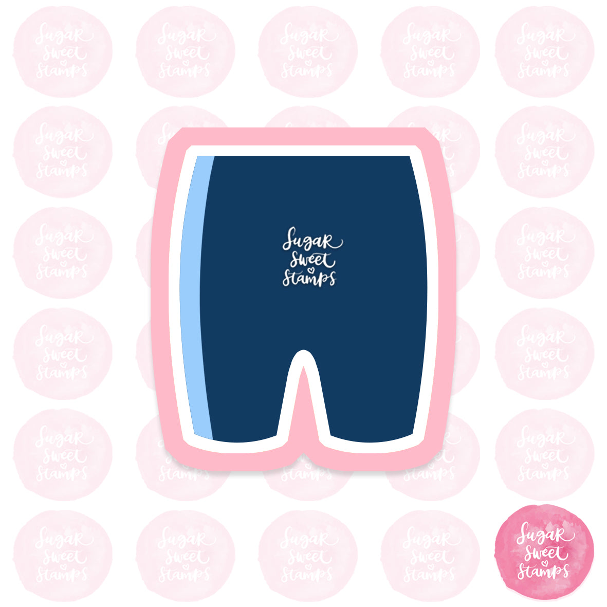 Swim Jammers Cookie Cutter