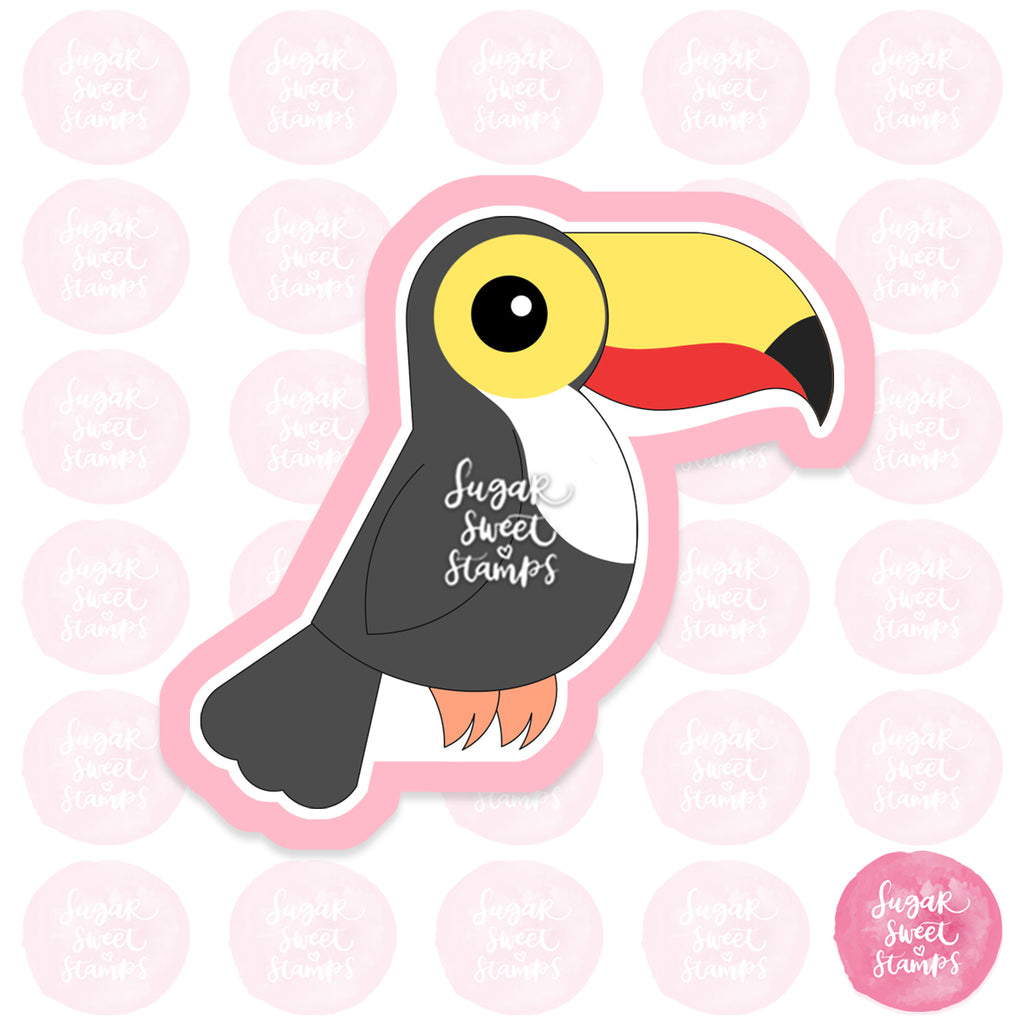 toucan tropical bird animal custom 3d printed cookie cutters