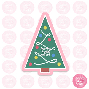 triangle christmas xmas tree custom cookie cutters