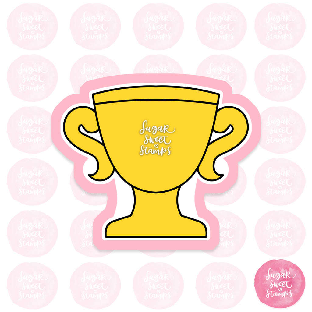 simple trophy custom 3d printed cookie cutter