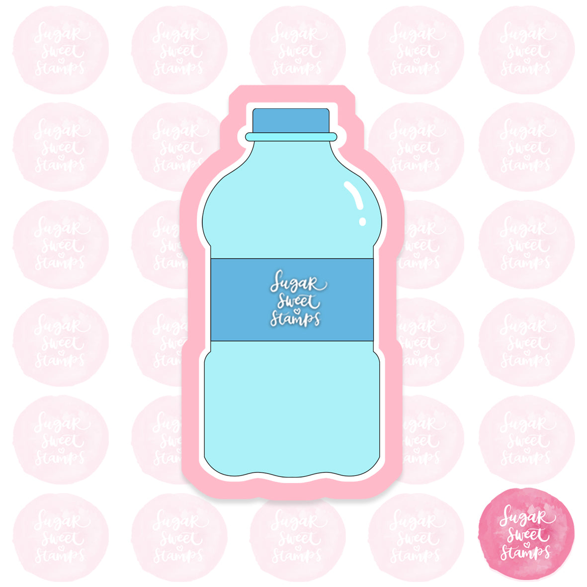 sports plastic water bottle drink custom 3d printed cookie cutter
