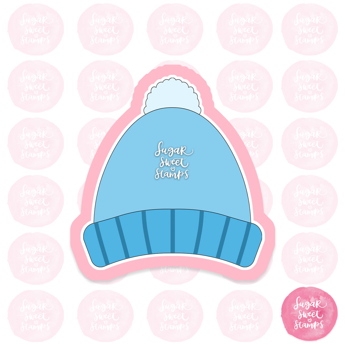 christmas winter hat beanie custom cookie cutter