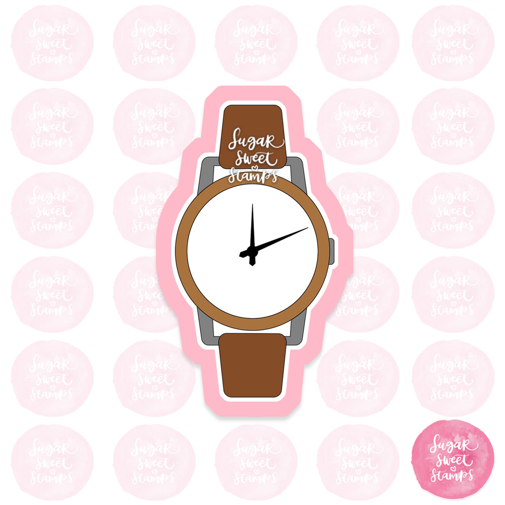 wrist watch custom 3d printed cookie cutter