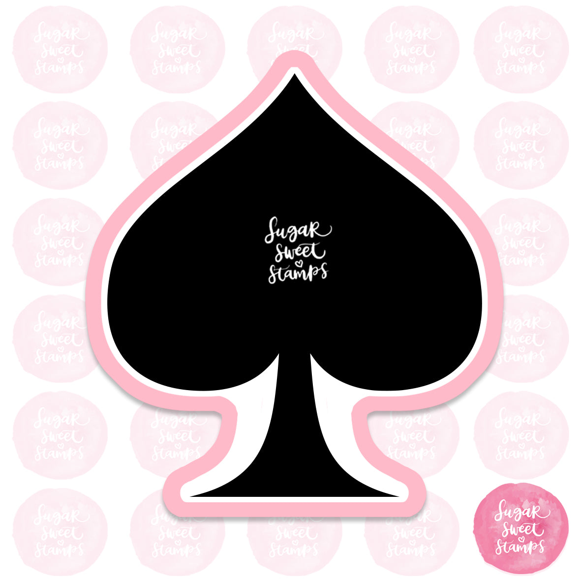 ace of spades gambling card game poker blackjack joker custom 3d printed cookie cutter