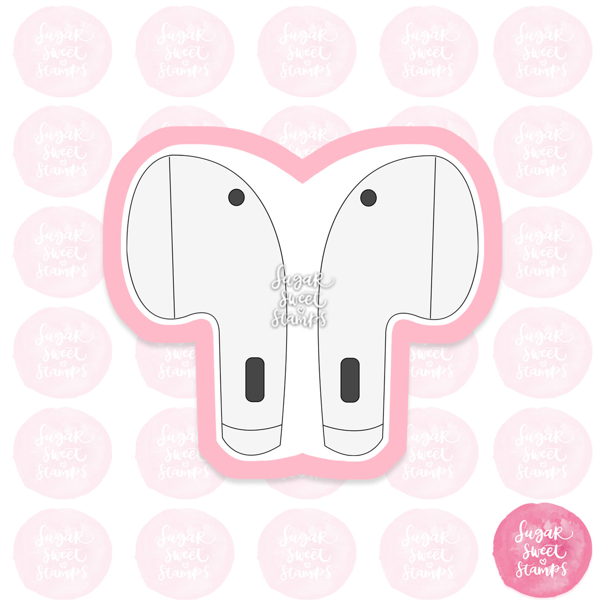 airpods earbuds music listen earphone custom 3d printed cookie cutter