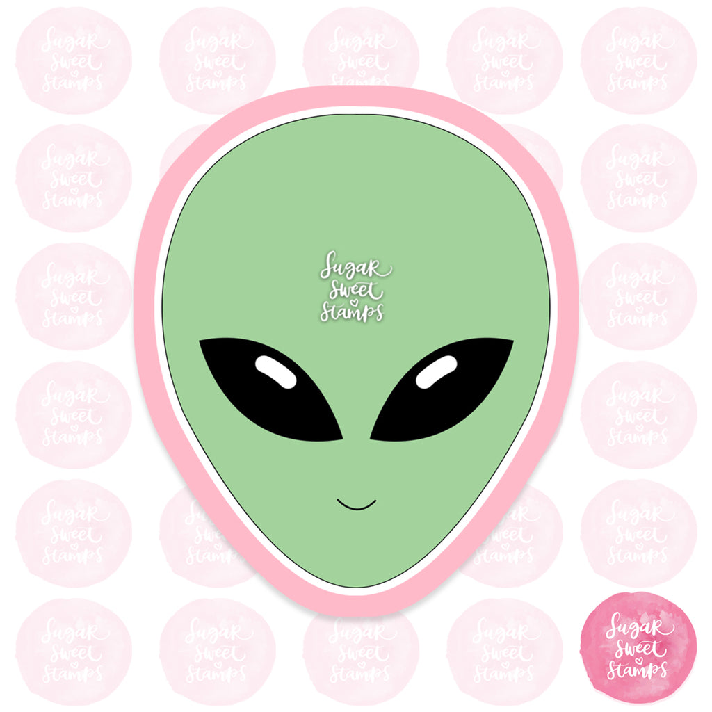 alien extraterrestrial space galaxy ufo custom 3d printed cookie cutter