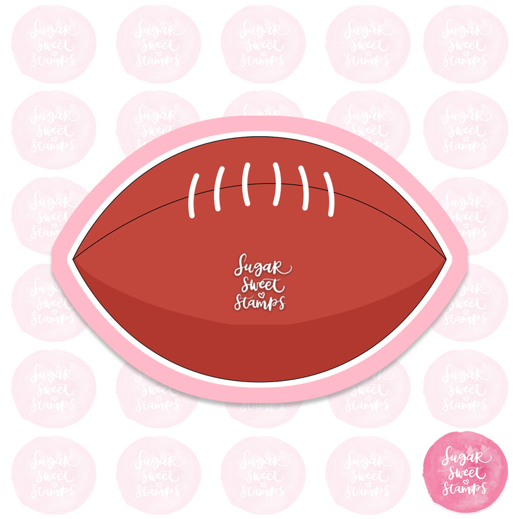 rugby footy football aussie australian sports custom 3d printed cookie cutter