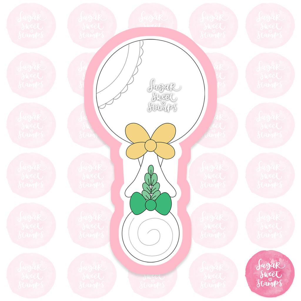 nature baby rattle toddler toy baby shower children child nature custom 3d printed cookie cutter