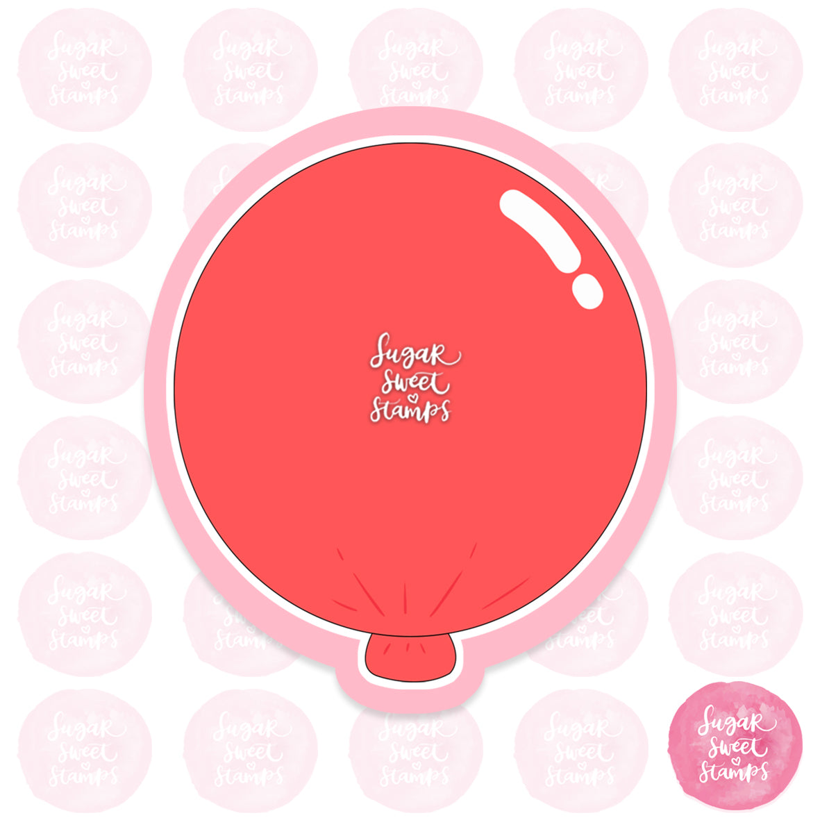 birthday new year's celebration party balloon decoration custom 3d printed cookie cutter