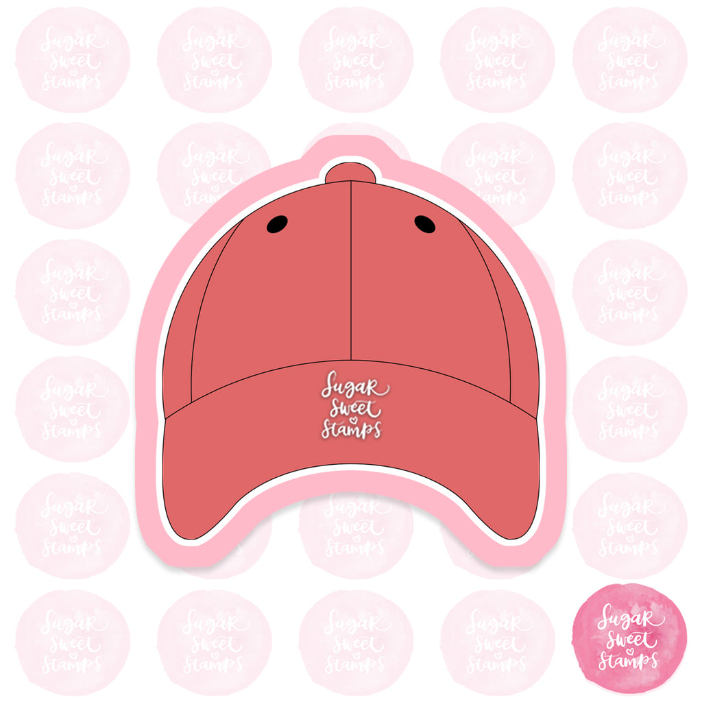 sports outdoors baseball cap custom 3d printed cookie cutter