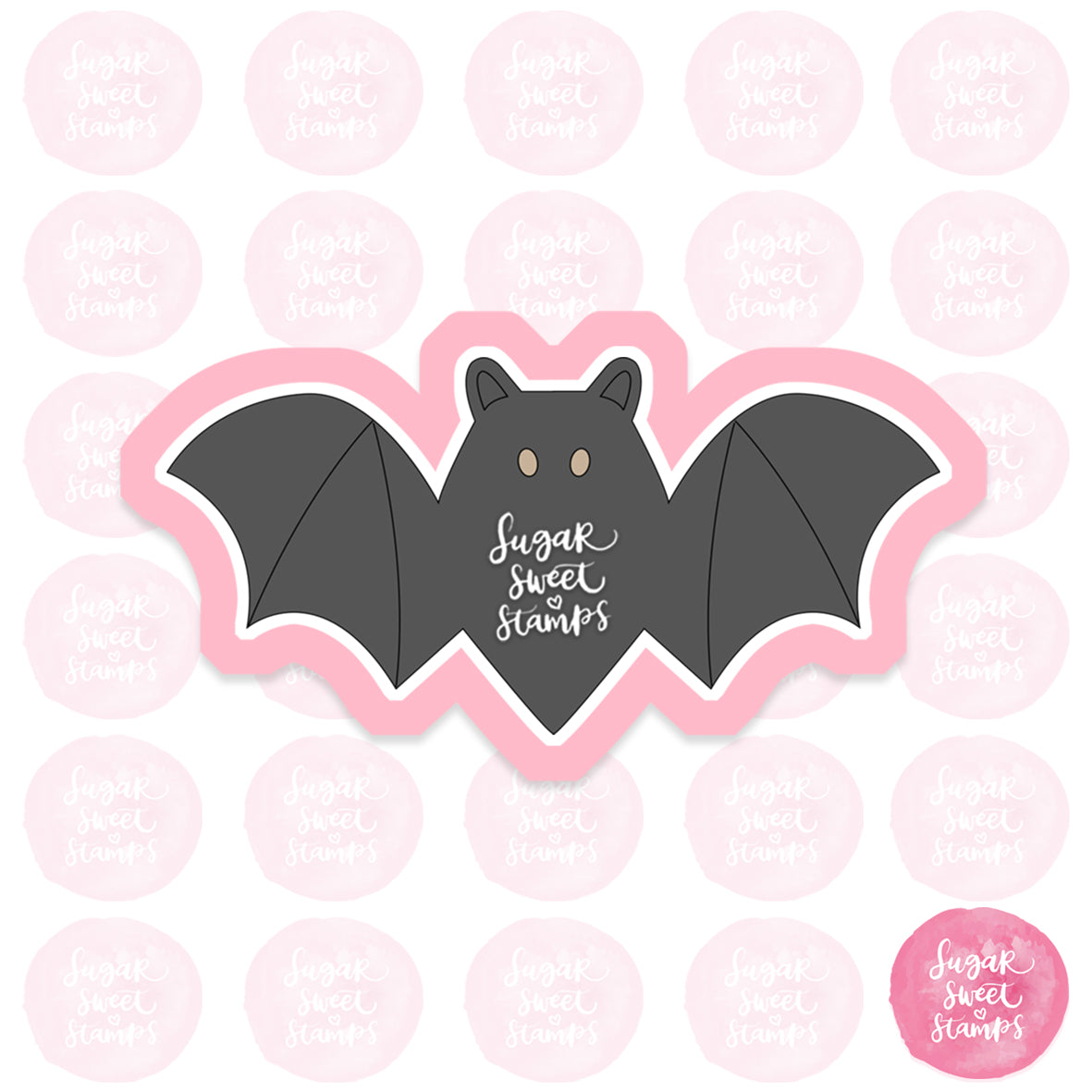 bat animal cute spooky halloween custom 3d printed cookie cutter
