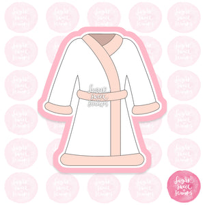 spa pampering day bathrobe bathtub shower custom 3d printed cookie cutter
