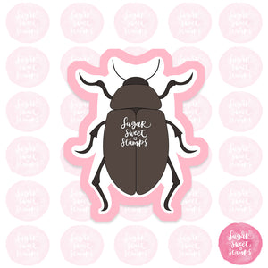beetle insect bug small critter custom 3d printed cookie cutter