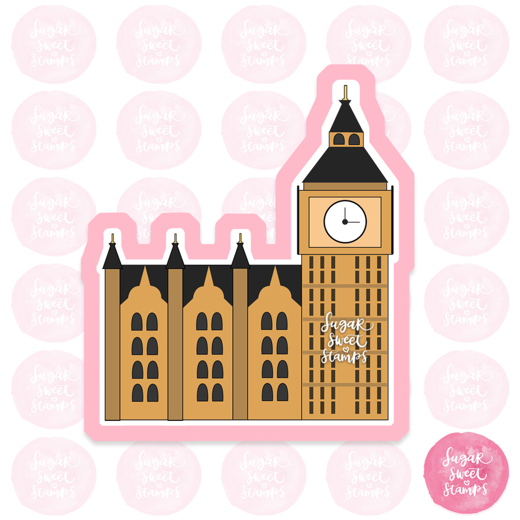 england london travel holiday vacation landmark big ben clock tower custom 3d printed cookie cutter