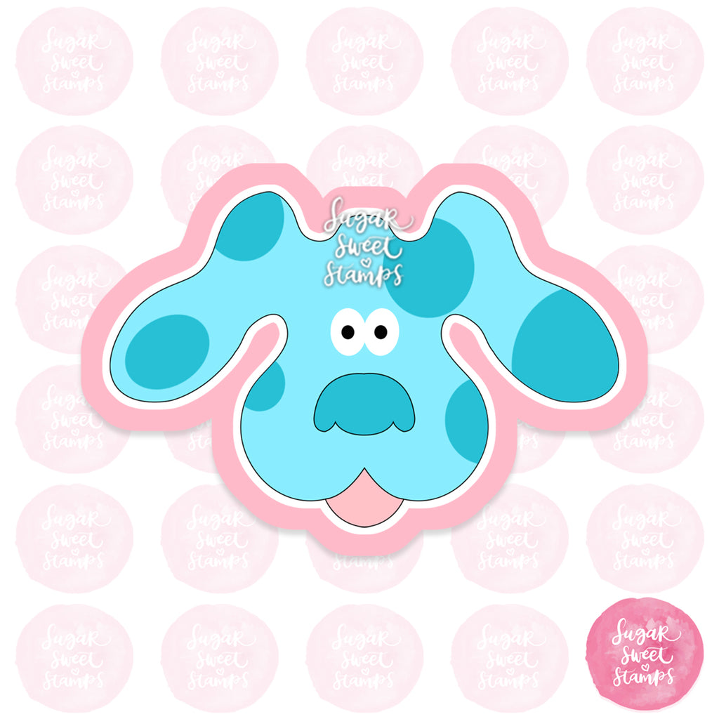 blue's clues cartoon kid's kid children tv show dog puppy animal cute custom 3d printed cookie cutter