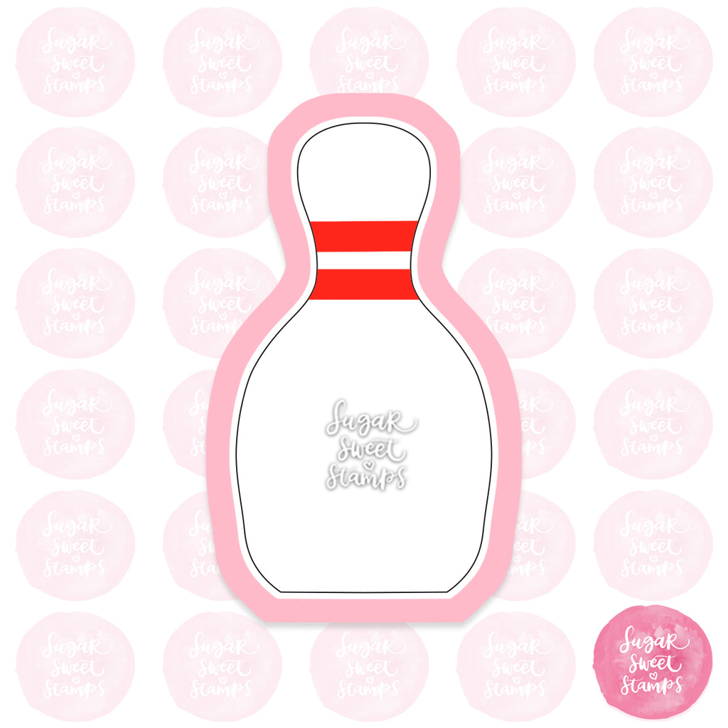 sports indoor bowling pin ball alley custom 3d printed cookie cutter