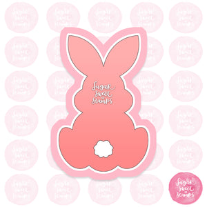 bunny rabbit easter cute animal wildlife custom 3d printed cookie cutter