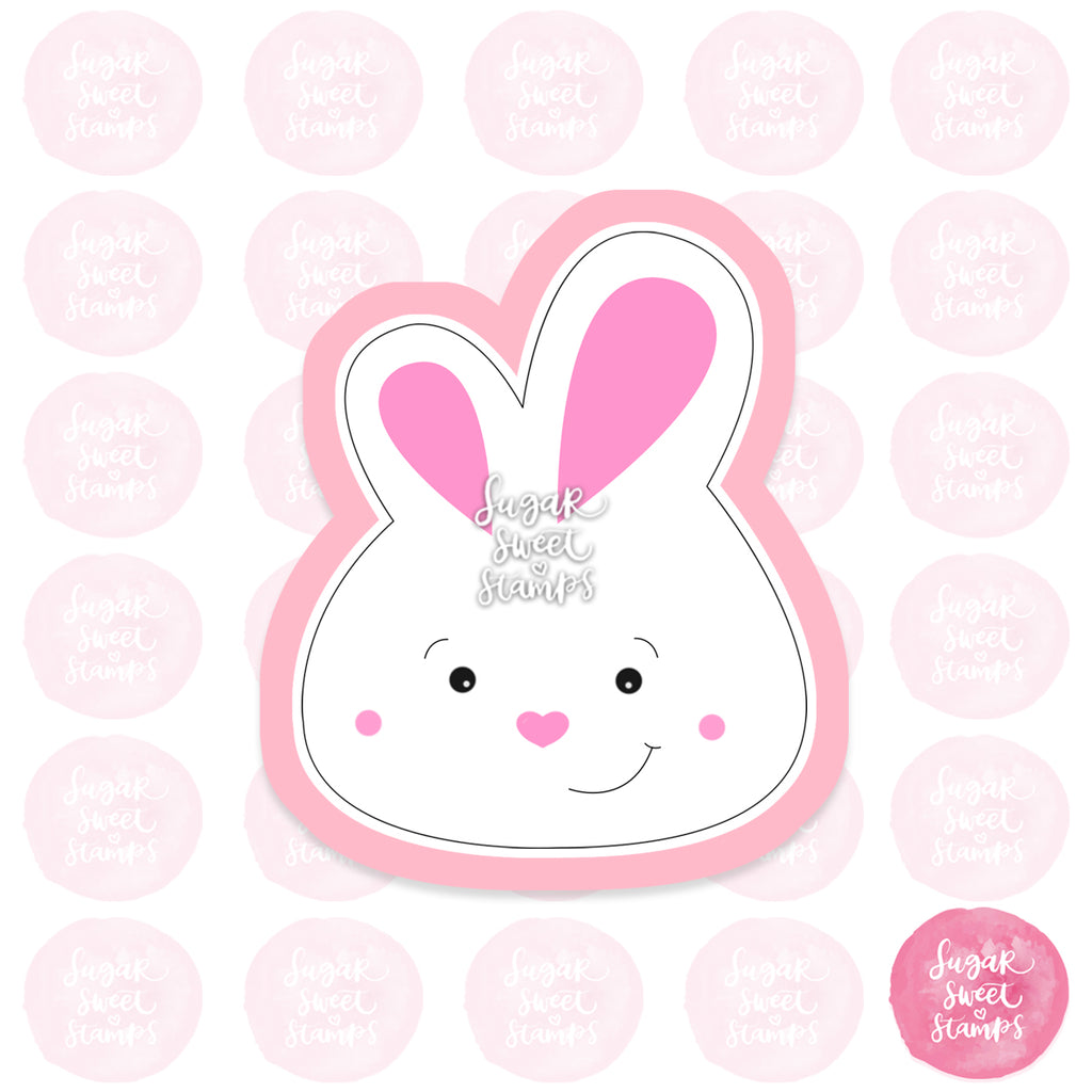 bunny rabbit cute easter animal custom 3d printed cookie cutter