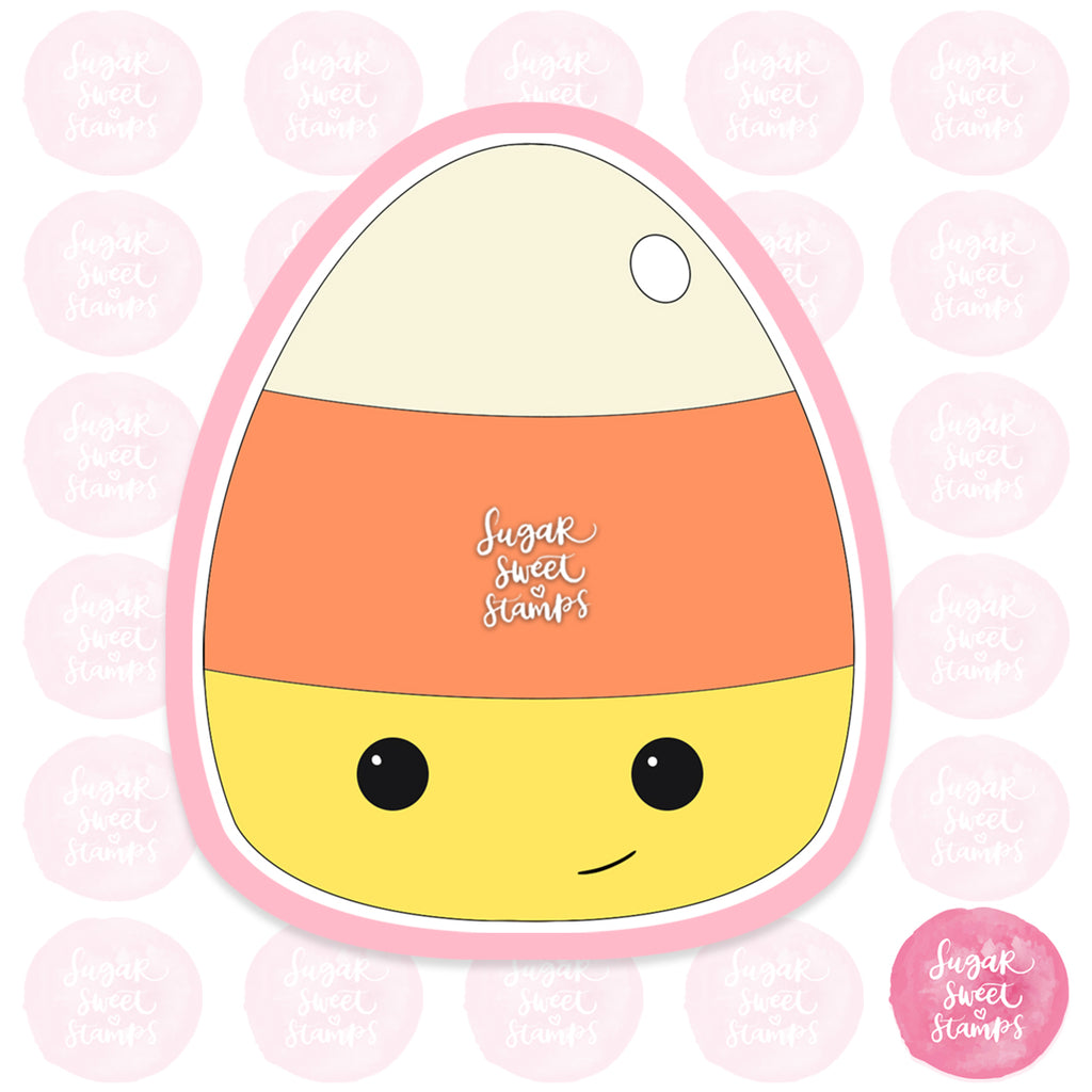 sweet sweets candy corn halloween autumn fall snack custom 3d printed cookie cutter