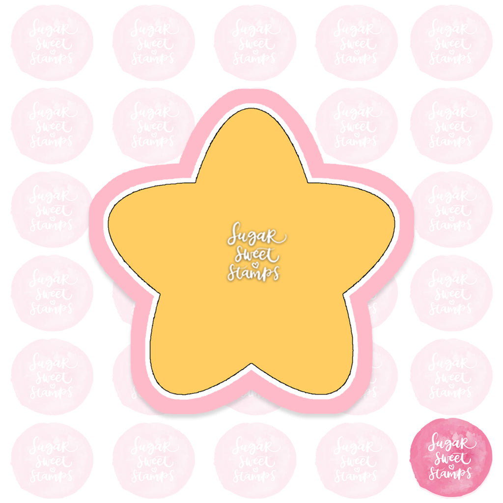 twinkle chubby star galaxy space moon universe sun custom 3d printed cookie cutter