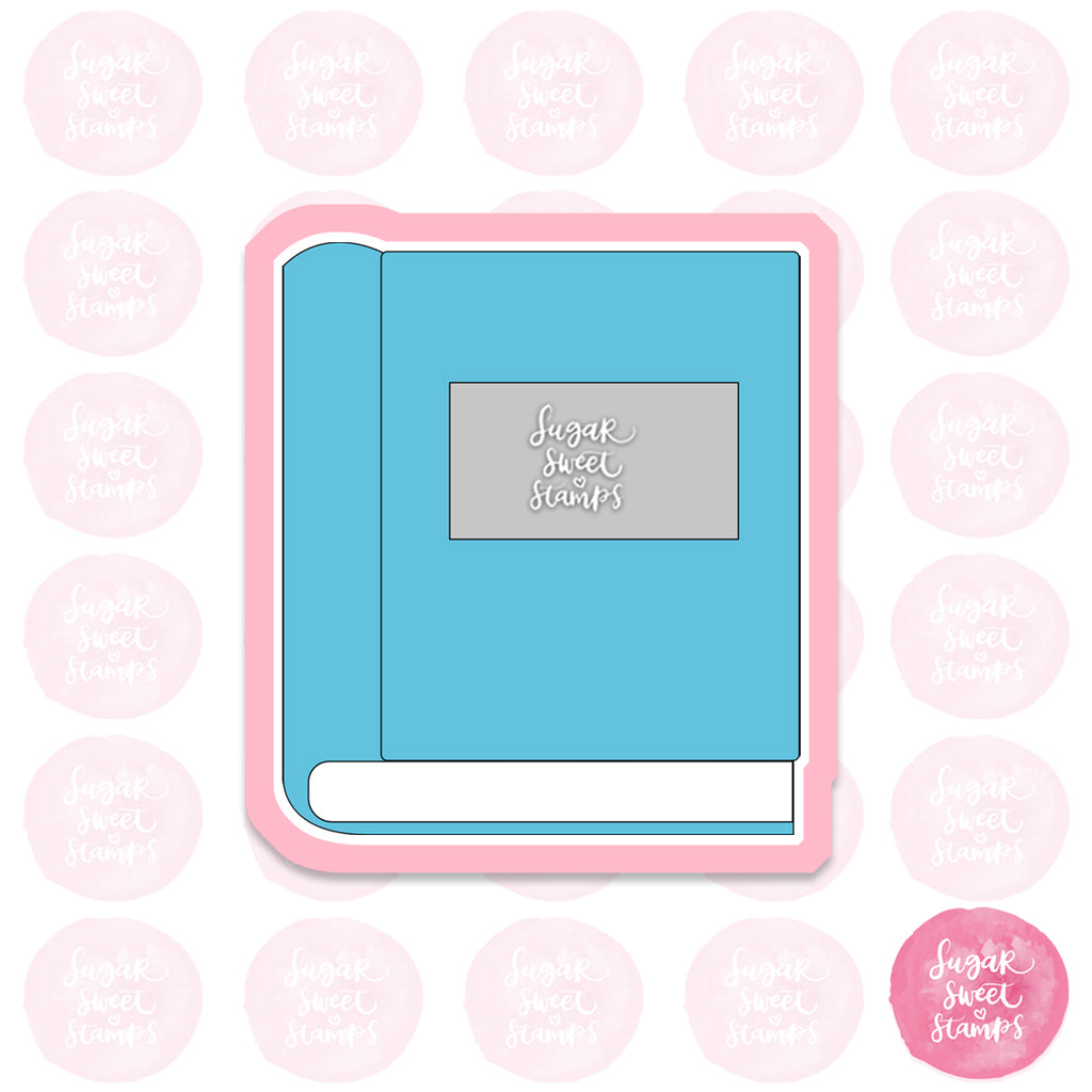 closed book reading school custom 3d printed cookie cutter